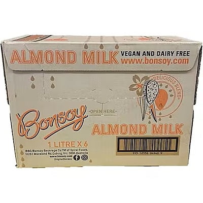 Spiral Foods Bonsoy Almond 1lt X 6