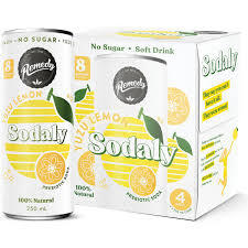 Remedy Sodaly Lemon Yuzu (4x250ml) Remedy Sodaly Lemon Yuzu (4x250ml)